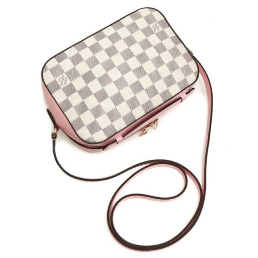 Saintonge Shoulder Bags Diagonal Hanging Damier Azure - Picture 5 of 9
